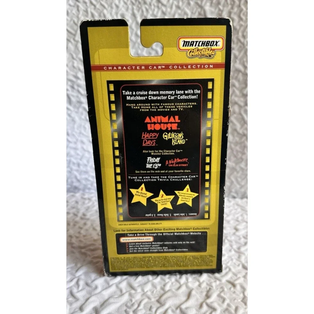 Animal House Matchbox Collectibles car Collection John Belushi Red corvette 1999
